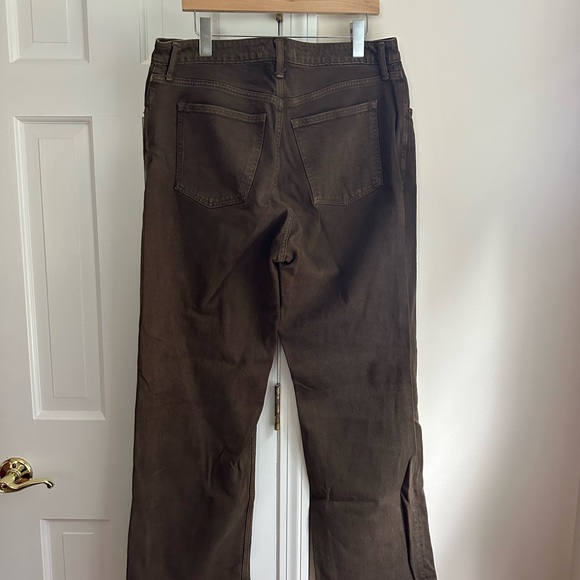 Abercrombie & Fitch 90s Relaxed Jean High Rise Chocolate Brown Jeans - Picture 3 of 4